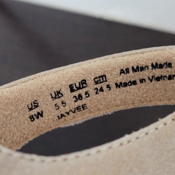 NEW Soul Naturalizer Jayvee Ankle Strap Sandals Metallic Mauve Faux Leather 8W - Picture 7 of 10